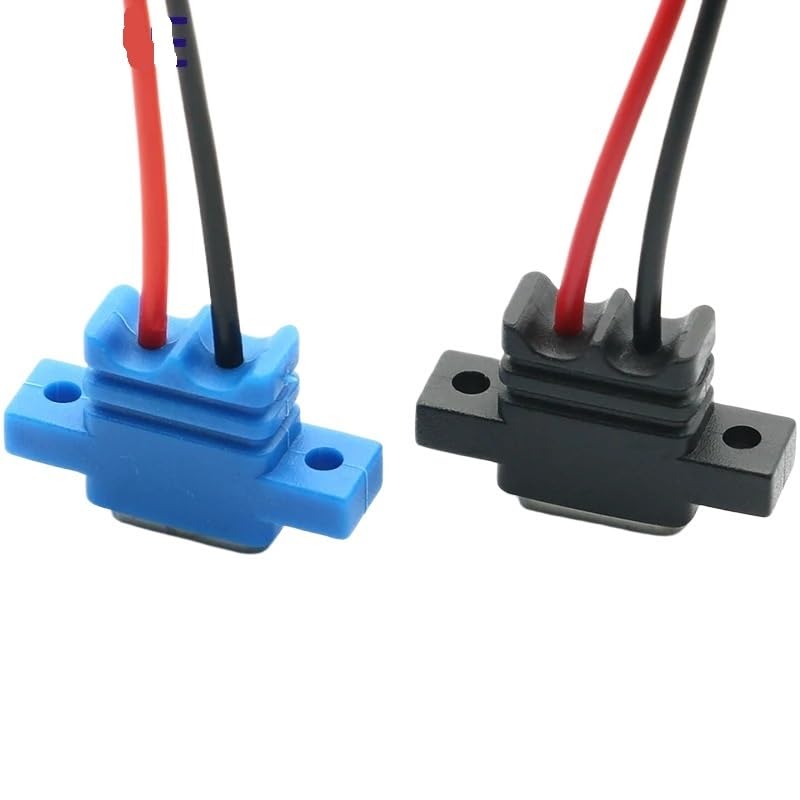 Prise femelle Type C-00100 noire pour intégration sur mesure et alimentation sécurisée