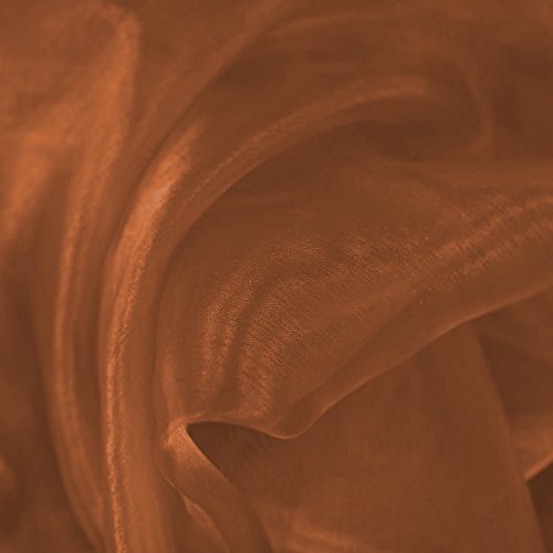 59" Wide Crystal Organza Voile Dress Dance Craft Fabric Material, per metre - Beige