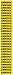 Brady 91899 Semiconductor & Chemical Pipe Markers, B-946, 1/2" Height X 2 1/4"W, Yellow On Black Pressure Sensitive Vinyl, Legend "Ammonia"