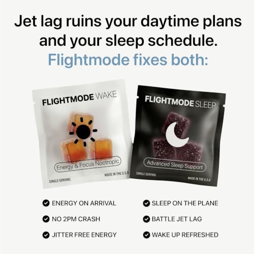 Flightmode Dual Action Jet Lag Remedy Gummies