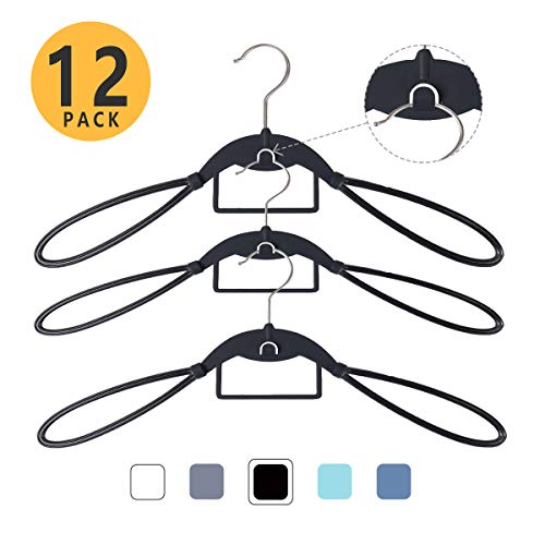 VISMOORE Quick Drying Portable Suit Hanger for Travel with Tie Holder and Reinforce