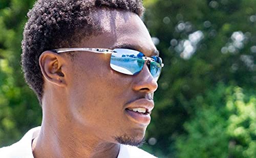 image for Revo Descend N: Polarized Filters UV, Rimless Rectangle Rectangular Su