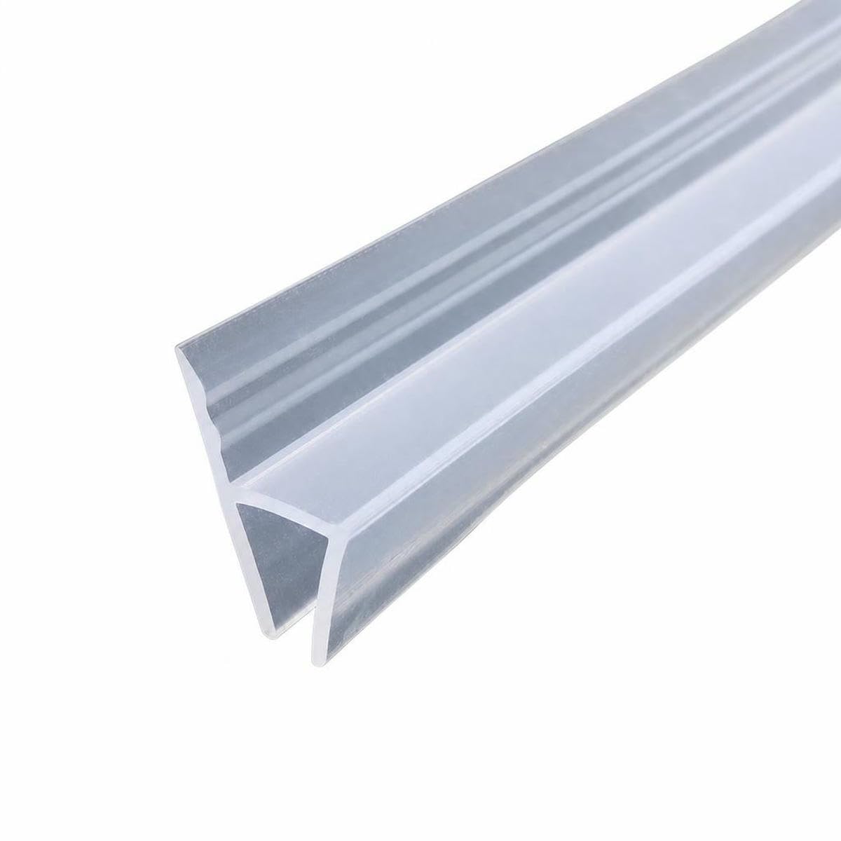 Jmgdj H Type 10Mm H-Shaped, F-Shaped, U-Shaped Frameless Glass Door Sealing Strip, Bathroom Water Blocking Sealing Strip-4.0M