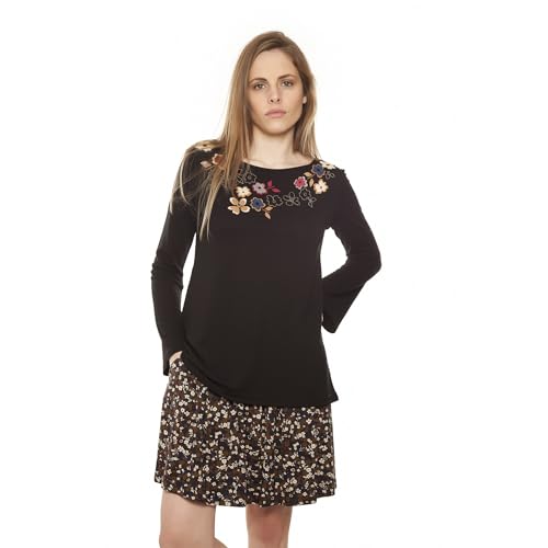 Mamatayoe SAMMARTINI Blusa, Mujer, Gris (Steel), Large (Tamaño del...