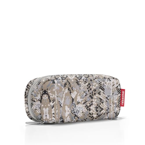 reisenthel multicase - farbenfrohes und modernes Design, Multi-Use-Etui ideal für Kosmetik, Schul- oder Arbeitsutensilien, Couleur:Snake Sand