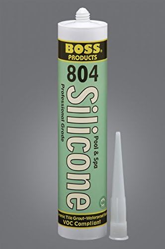Boss 804 White Neut. Cure Silic. Ceramic Tile Grout 10.3 oz.
