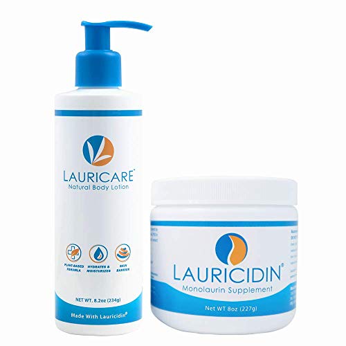Lauricidin Monolaurin Supplement Body Lotion Bundle - Immune Support + Moisturizing Body Lotion for Dry Skin image 3