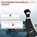 XuanBird Universal Hand Controls for Disabled Drivers Portable Handicap Driving Aid Equipment Manual Brake Pedals Assist High-End Device Kit with Steering Wheel Spinners ACAR1-H1-6