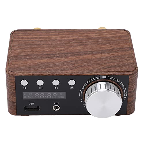 Respicefinem Amplificador estéreo pequeño amplificador Hifi 15.0×14.0×6.0 0 Amplificador digital Reproductor de tarjetas de memoria pequeño Amplificador estéreo Hifi USB 0 50W 2 Amplificador