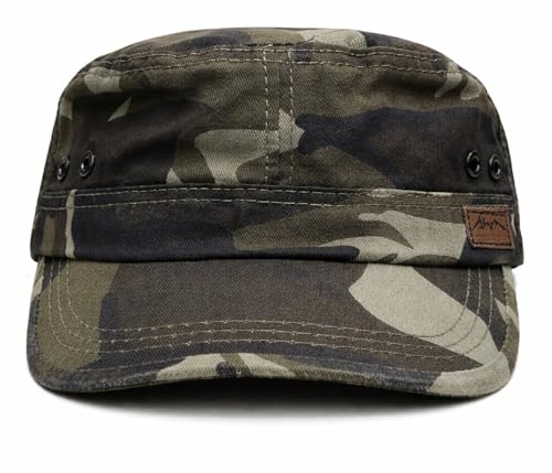 Image of Zacharias Men's Cotton Camouflage Printed Military Adjustable Cap p1 (Free Size Pack of 1)