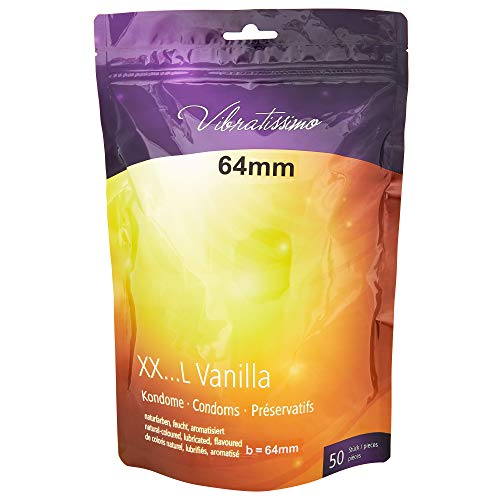 Paquet de 50 Préservatifs "Mataille" Vanille, pour des Sensations Pures/Naturelles Extra Lubrifiés (50 pièce, 64mm) Cover