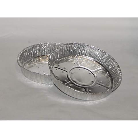 100 x 6" Round Foil Trays with Holes Cover