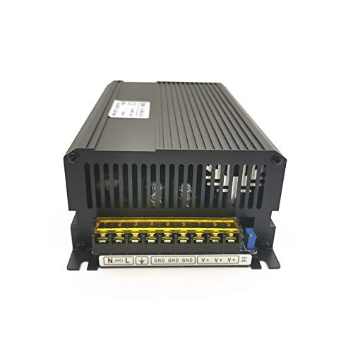 1500W Switching Power Supply AC-DC SMPS Output 12V 15V 24V 36V 48V 50V 60V 72V 80V 90v dc Power Supply (Input Voltage : 110V, Output Voltage : 80v 18A)