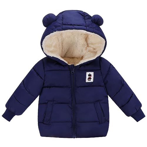 Image of Fumdonnie Newborn Baby Girls Fleece Outerwear Jacket Toddler Winter Coat Infant Clothes