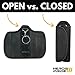 Hero's Pride Ballistic Silent Key Holder, Nylon Duty Belt Key Keeper, Utility Clip-On for Law Enforcement, Patrol Belt Key Ring, Easy Install on Duty Gear, Secure Hook and Loop Closure, Black