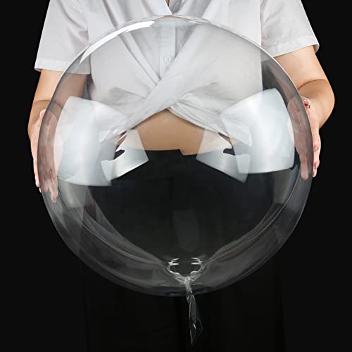 bobo ballon Bobo Klar Luftballons, 20 Stück 50 cm, Helium Stil luftballon zum befüllen große Transparente Blasen luftballons hochzeit Wiederverwendbare für Weihnachten, Hochzeit, Party Dekor Cover