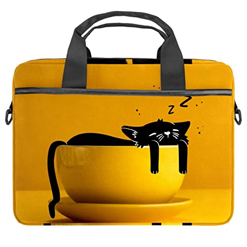 Sacoche ordinateur 13,3 pouces avec bandoulière et housse PC portable fleurie