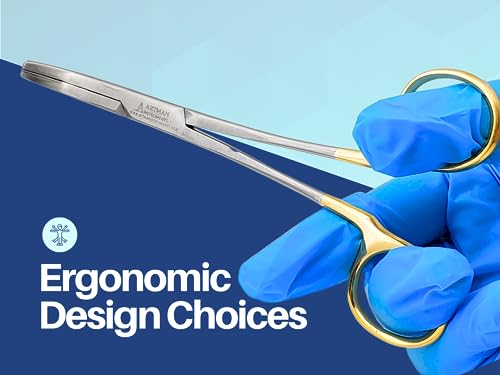 Artman Instruments AGD-031 Wynman Dental Crown Gripper Forceps With Tungsten Carbide Inserts Temporary Crown Remover Large Curved Forceps thumb #6