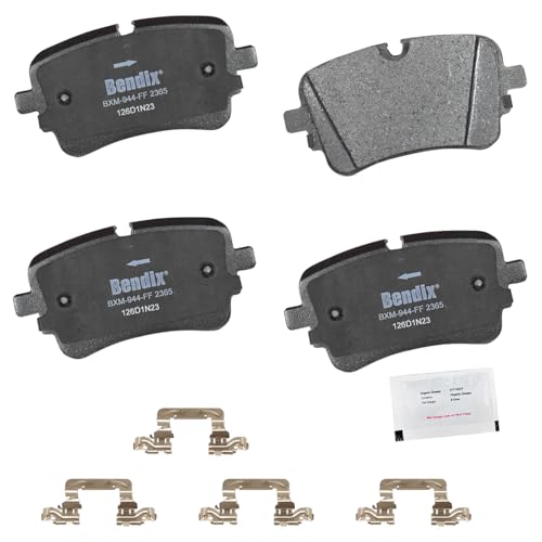 Image of Bendix Priority1 CFM2365 Semi-Metallic Rear Brake Pads for Select Models Audi A8 Quattro,e-tron Quattro,e-tron Sportback,Q7,Q8,S6,S7 Sportback,S8,SQ7,SQ8