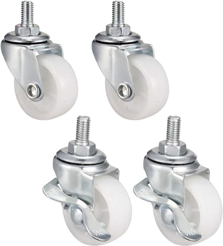 Rouettes industrielles PP robustes de 65 mm lot complet pour charge lourde 200 kg - 2