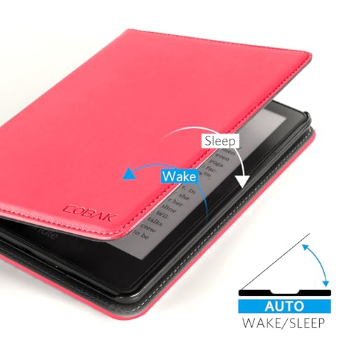 Image of CoBak Case with Stand for 6.8 inch E-Book Reader -Cover with Auto Sleep Wake,Card Slot,Hand Strap Feature - Fits 11th Generation(not Compatible with Meebook /KoBo)