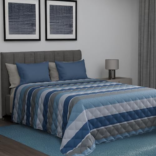 Dorian Home - Copriletto Singolo 170x270 Trapuntato 100% Puro Cotone Morbido, Certificato e Traspirante, Trapunta Letto Primaverile e Mezza Stagione, Trapuntino Leggero Estivo e Autunnale 4 Stagioni