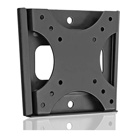 TV Wall Mount, Ultra Slim Fixed TV Wall Bracket for Most 17-27 inch LED/LCD/OLED/Plasma Flat & Curved TV up to15kg with Max VESA 100×100 mm, Extremely Lightweight Fixed TV Mount Vesa Wall Mount MF2720 Cover