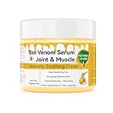 Bee Venom Muscle Bone Cream, Fast Acting, Relief for Back, Neck, Hand, Feet, Knee, Muscle, Shoulder, Topical, Wrist, Elbow, Hip, Nerve, Plantar, Ankle, Foot Discomfort, Vitamin B6