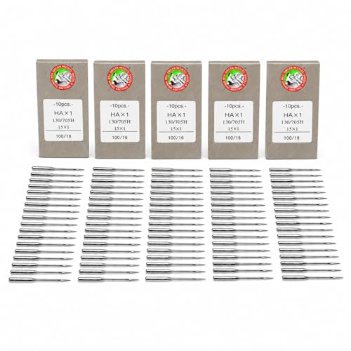 50 PCS Sewing Machine Needles for Brother, Sewing Needles Embroidery