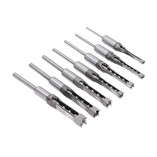 Set de 7 brocas cuadradas para madera 1/4in a 5/8in miniatura 1