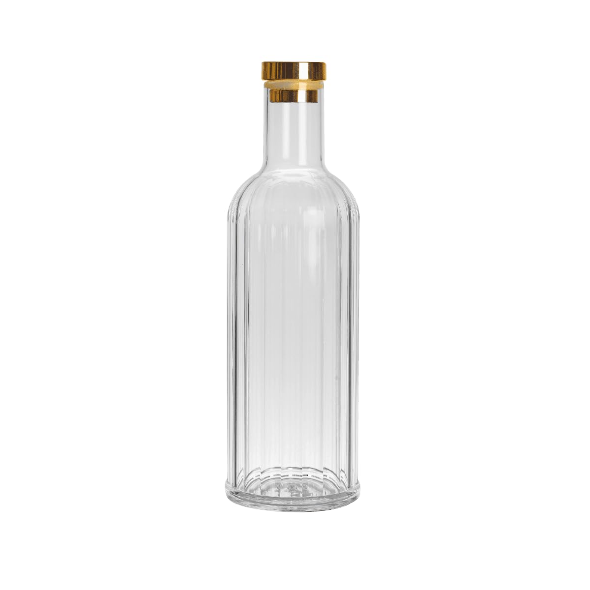 WD Lifestyle Gold Acrylic Bottle For Beverages 33.8 Fl. Oz.