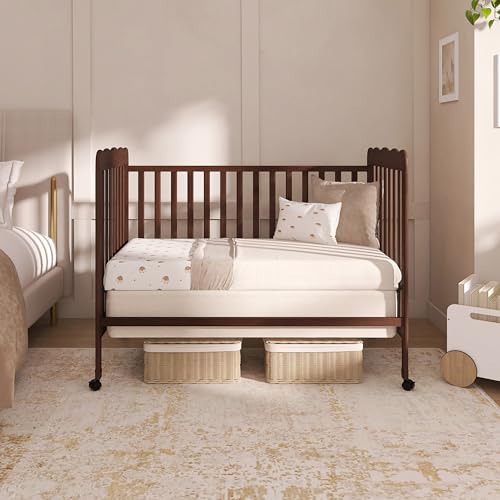 Dream On Me Full Size Carson 3-in-1 Convertible Baby Crib, Locking Wheels - image 8
