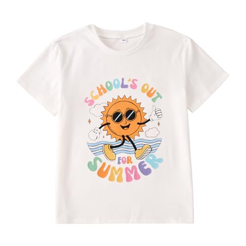 Last Day of School Shirt Kids Boy Girl Schools Out for Summer T-Shirt Top Cute Students Graduation Tees Gift