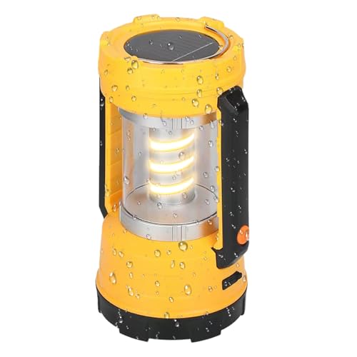 Sillas linterna solar para acampar | linterna de camping con mango retráctil | portátil con 5 modos para senderismo pesca y actividades al aire libre
