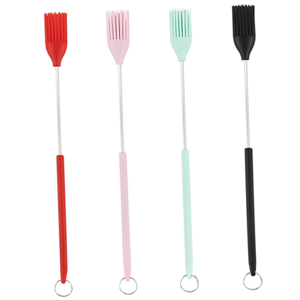 TOYANDONA 5 Ensembles Brosse À Gril En Silicone Silicium Pour Cookie Pinceaux À Gâteaux Pâte Cuisinier Brosse De Bouffée De Grillade Pinceaux À Pâtisserie Gel De Silice 4 Pièces * 5