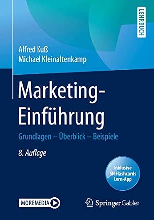 Marketing-Einführung: Grundlagen - Überblick - Beispiele 8., überarb. Auflage 2020 Edition-Wow! eBook