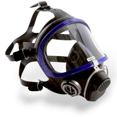 Wuerth Vollmaske VM 175, Atemschutzmaske, EN-Norm 136, 180°-Scheibe aus Polycarbonat, 0899175100 - OHNE FILTER