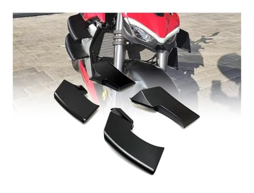 Spoiler de carénage Streetfighter V2 ailerons winglets fixes noirs de précision - 2