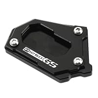 Plaque Extension Support Latéral Béquille Moto R1250GS Adventure - Aluminium CNC Noir