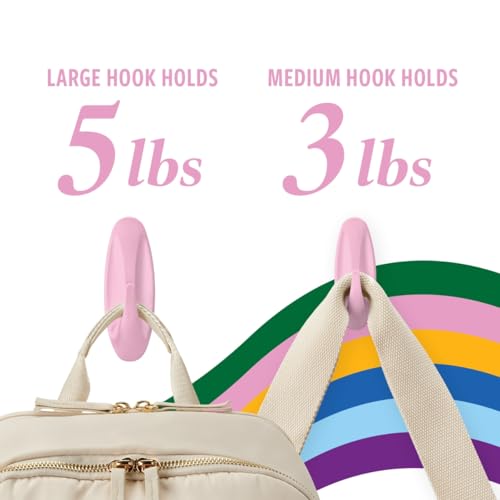 Command Mixed Designer Hook Pack, Lilac Lemonade, 10 Hooks, 16 Strips - image 4