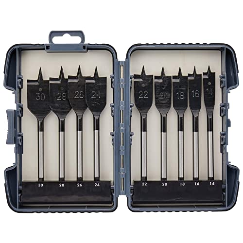 makita assortiment de 9 forets plats à emmanchement '1/4' makita