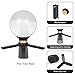Crystal Ball Photography 90mm K9 Clear Lens Ball Sphere with Mini Tripod Base Stand Decorative Glass Props Ball with Padded Shockproof Sleeve Bag by BESNFOTO