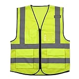 La ropa reflectante de seguridad fluorescente puede mejorar en gran medida la visibilidad, mantenerlo seguro y reducir los riesgos al correr, andar en bicicleta, construir y construir.