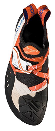 La Sportiva Womens Solution Rock Climbing Shoes, White Lily/Orange, 8 #TOP3