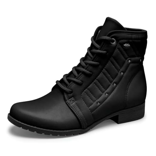 Bota Dakota G9552 Coturno Salto Baixo Tratorado Amarrar Feminino