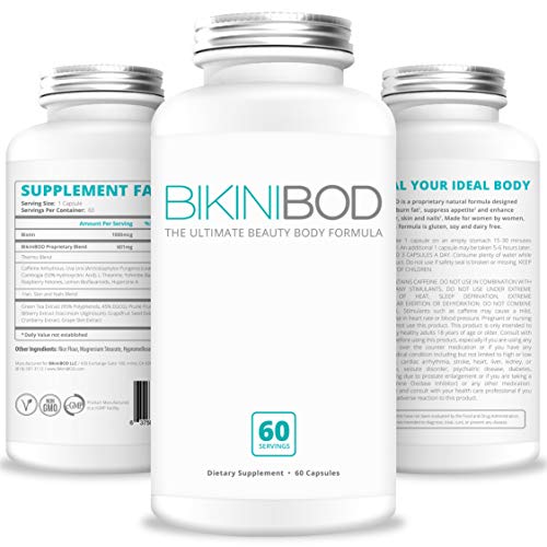 BikiniBOD Weight Loss Pills for Women - Premium Vegan Fast Weight Loss Supplement