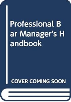 Hardcover Professional Bar Manager's Handbook Book
