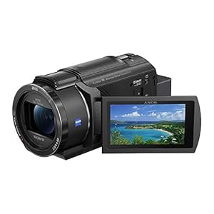 Sony FDR-AX43A 4K Kompakt-Camcorder (Ultra HD (UHD), Balanced Optical SteadyShot, 20x optischer Zoom, schwenkbarer Bildschirm), schwarz