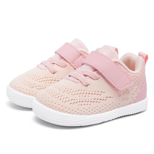 Image of MORENDL Toddler Sneakers Baby Boys & Girls Barefoot Shoes Lightweight Breathable Walking Running Tennis Athletic Sport Shoes