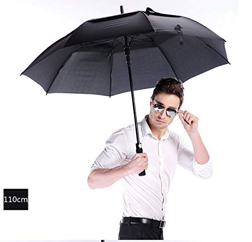 Preisvergleich Produktbild GONGFF Regenschirm Kreative automatische Pfanne Doppelregenschirm Männer und Frauen Geschäftsregenschirm einfarbig Werberegenschirm Sonnenschirm